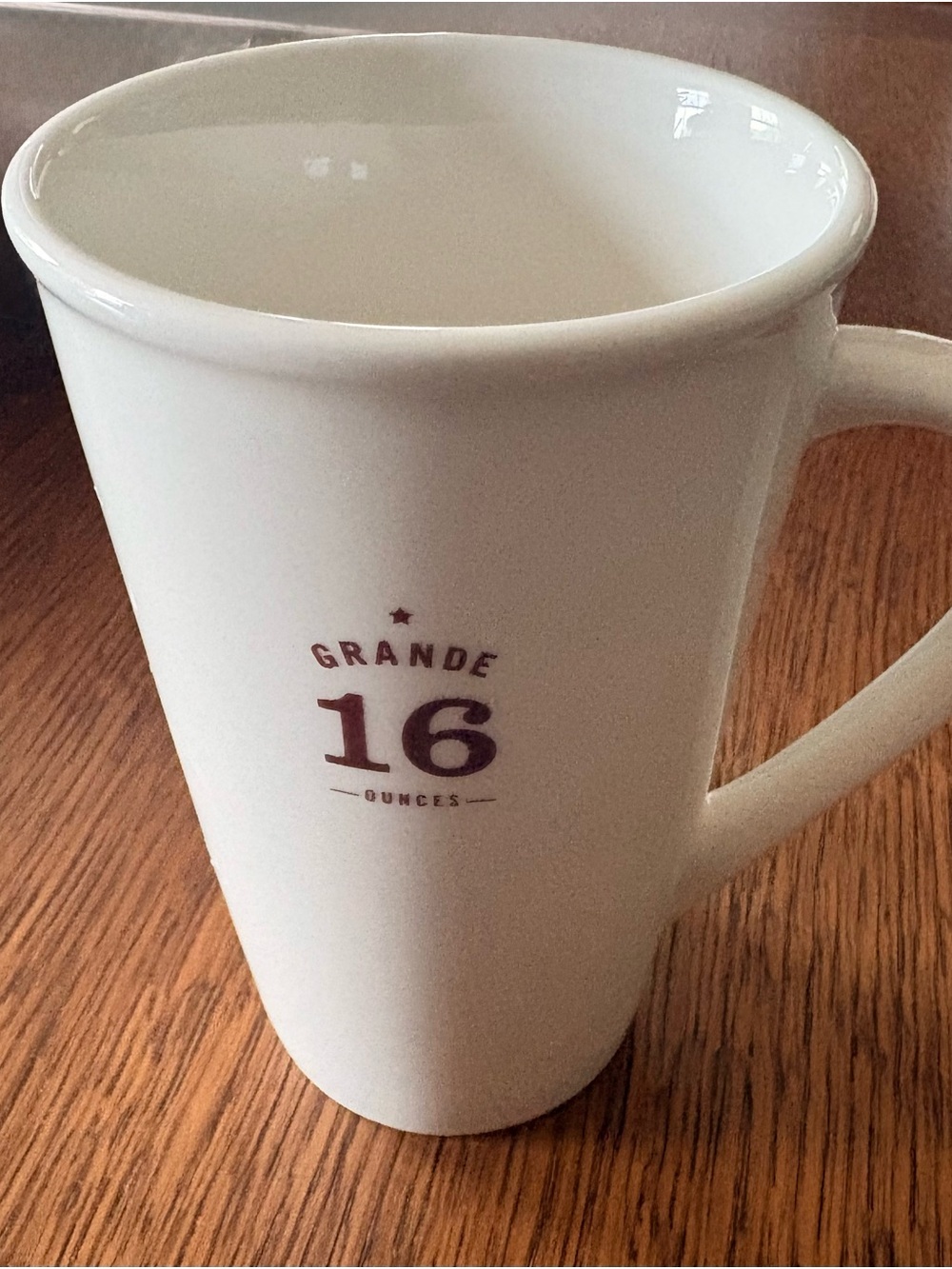 Starbucks 2010 Grande 16 Oz White Ceramic Coffee Mug Est 1971 Tall Latte Cup